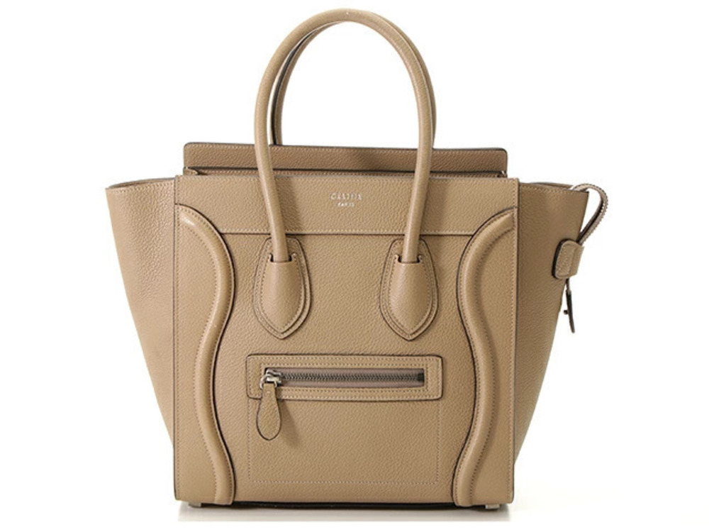 Celine Luggage Tote Shopper Tote Bag Dune Brown